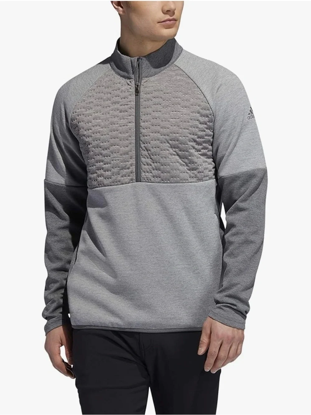 adidas Golf Mens Frostguard Quarter Zip Pullover Performance Jacket Size Large